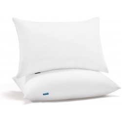Calin Queen Pillows for Sleeping - Premium Down Alternative Hotel Pillows - Soft Bed Pillows 2 Pack for Side and Back Sleeper (20x30 inches)