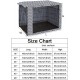 Calin Dog Crate Cover Durable Polyester Pet Kennel Cover Universal Fit for Wire Dog Crate - Fits Most 24-48 inch Dog Crates-Cover only