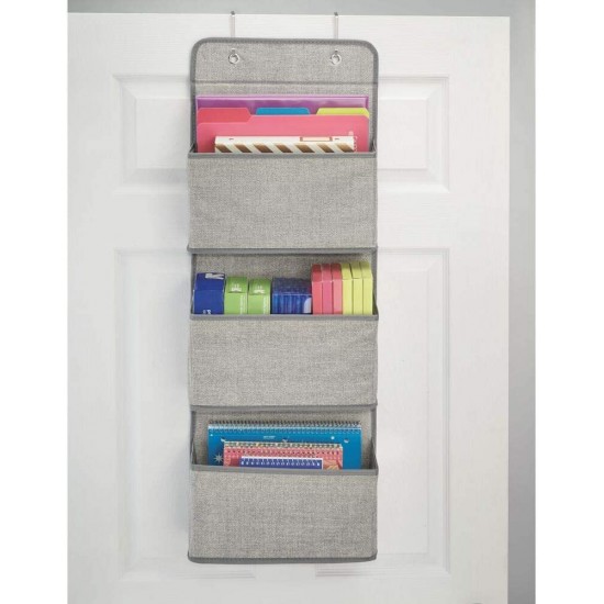 Calin Soft Fabric Wall Mount/Over Door Hanging Storage Organizer